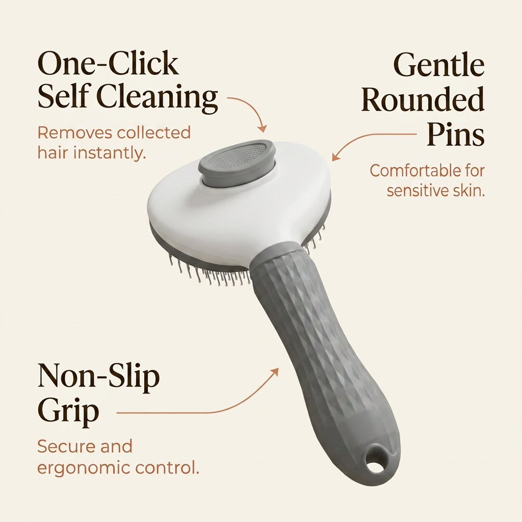 SoftSweep™ Self Cleaning Brush